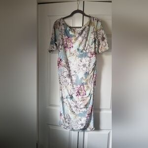 Asos floral Maternity Bodycon dress